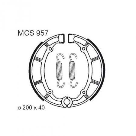 Čeljusti kočnica (pakne) LUCAS MCS 957